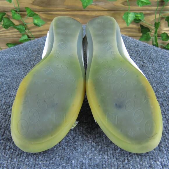 Jose Saenz Women's Ballet White Leather Sz 37 Medium Used 2025 - Picture 6 of 6